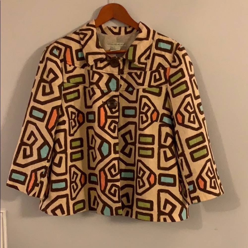 Requierements multicolored blazer